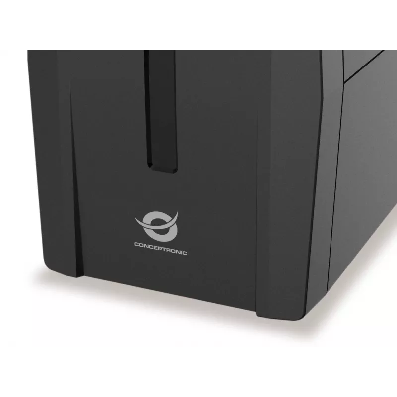UPS Conceptronic ZEUS02G 850VA 480W, 2 tomadas UK, USB HID, RJ45 entrada/saída, AVR