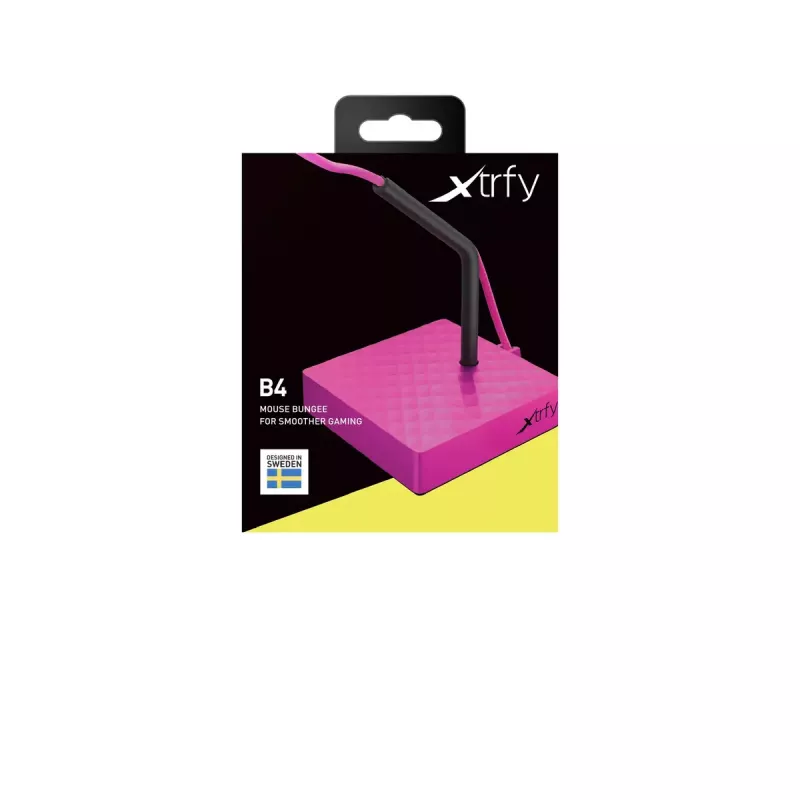 Suporte para cabos CHERRY XTRFY B4 rosa 80x80x130 mm