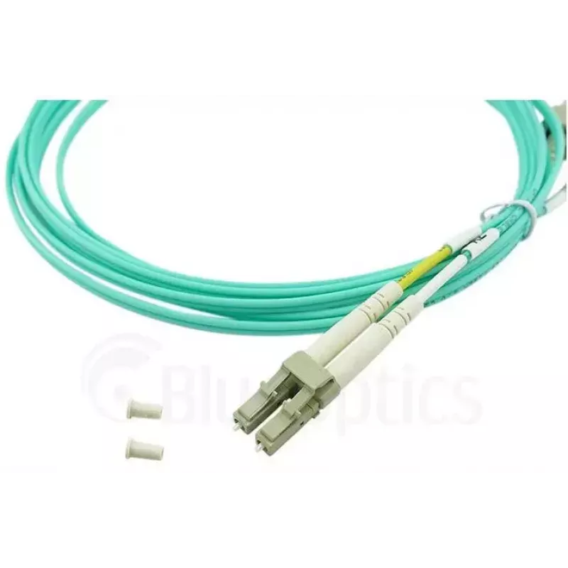 BlueOptics Cabo patch de fibra ótica LC-SC multimodo OM3 duplex, LC-UPC/SC-UPC, 3 m, bege (compatível com Corning 055702T512000003M)