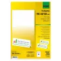 Sigel DP049 Cartões de mesa, 190 x 60 mm, 185 g/m², branco brilhante, 40 unidades (20 folhas x 2)