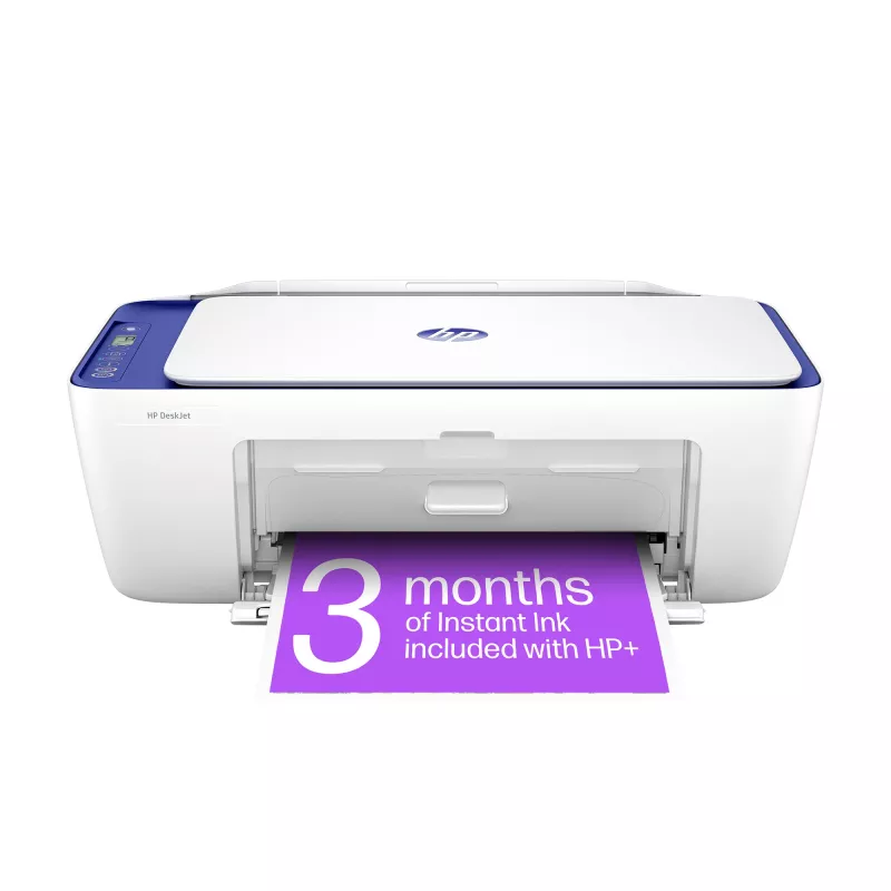 Impressora multifunções a cores sem fios HP DeskJet 2821e, Instant Ink; copiadora, scanner
