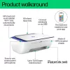 Impressora multifunções a cores sem fios HP DeskJet 2821e, Instant Ink; copiadora, scanner