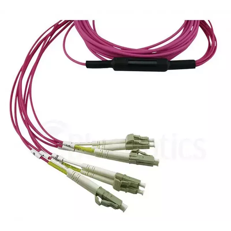 Cabo de fibra ótica BlueOptics EMC CBL-MPO12-4LC-OM4-2M MPO 4x LC 2m
