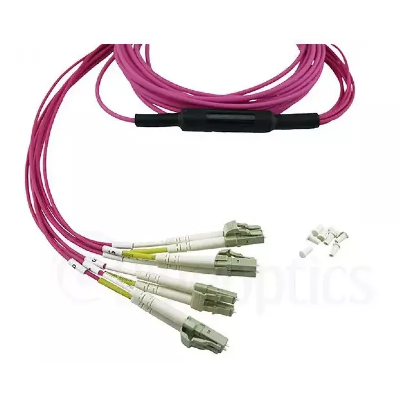 Cabo de fibra ótica BlueOptics EMC CBL-MPO12-4LC-OM4-2M MPO 4x LC 2m