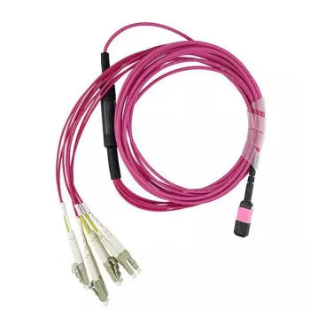 Cabo de fibra ótica BlueOptics EMC CBL-MPO12-4LC-OM4-2M MPO 4x LC 2m