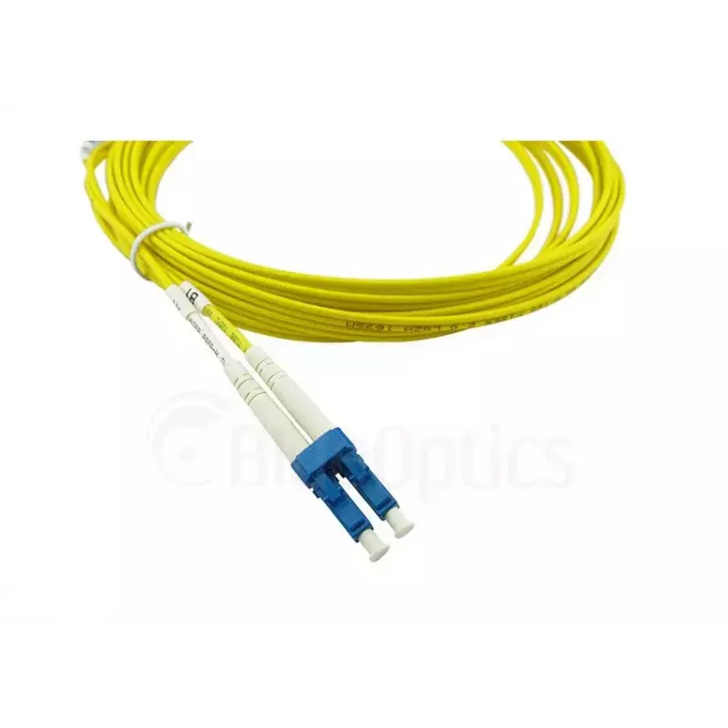 BlueOptics CAB-SMF-LC-LC-1-BO Cabo patch de fibra ótica LC-LC monomodo duplex, LC-UPC, 1 m, bege