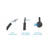 Headset Bluetooth sem fios Conceptronic POLONA com base de carregamento e adaptador áudio Bluetooth USB-A
