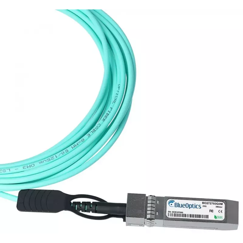 Cabo de fibra ótica InfiniBand BlueOptics UACC-AOC-SFP28-20M-BO 20 m SFP28 macho