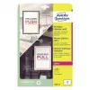 Avery Window Stickers etiqueta autocolante para impressora A5 branco 10 unid.