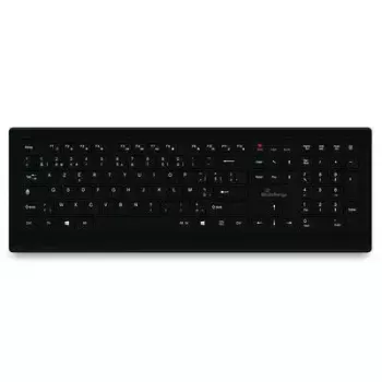 MediaRange MROS101-BE teclado Home USB AZERTY belga preto tamanho completo 107 teclas