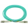 BlueOptics 050502T512000002M Cabo patch de fibra ótica LC-LC multimodo OM3 duplex, LC-UPC, 2 m, bege
