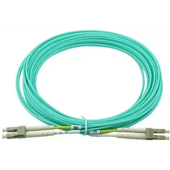 BlueOptics 050502T512000002M Cabo patch de fibra ótica LC-LC multimodo OM3 duplex, LC-UPC, 2 m, bege