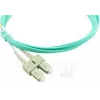 BlueOptics Cabo patch de fibra ótica LC-SC multimodo OM3 duplex, LC-UPC/SC-UPC, 5 m, bege (compatível com Corning 055702K512000005M)