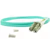 BlueOptics Cabo patch de fibra ótica LC-SC multimodo OM3 duplex, LC-UPC/SC-UPC, 5 m, bege (compatível com Corning 055702K512000005M)