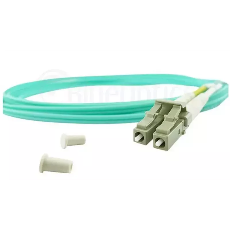 BlueOptics Cabo patch de fibra ótica LC-SC multimodo OM3 duplex, LC-UPC/SC-UPC, 5 m, bege (compatível com Corning 055702K512000005M)