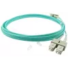 BlueOptics Cabo patch de fibra ótica LC-SC multimodo OM3 duplex, LC-UPC/SC-UPC, 10 m, bege (compatível com Corning 055702K512000010M)