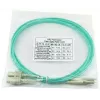 BlueOptics Cabo patch de fibra ótica LC-SC multimodo OM3 duplex, LC-UPC/SC-UPC, 10 m, bege (compatível com Corning 055702K512000010M)