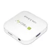 Hub USB 3.0 Super Speed Techly 4 portas branco IUSB3-HUB4-WH, USB 3.2 Gen 1 (3.1 Gen 1) Type-A, 5000 Mbit/s, branco, 0,8 m, CE, RoHS, USB 2.0 USB 1.1