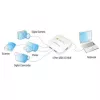 Hub USB 3.0 Super Speed Techly 4 portas branco IUSB3-HUB4-WH, USB 3.2 Gen 1 (3.1 Gen 1) Type-A, 5000 Mbit/s, branco, 0,8 m, CE, RoHS, USB 2.0 USB 1.1