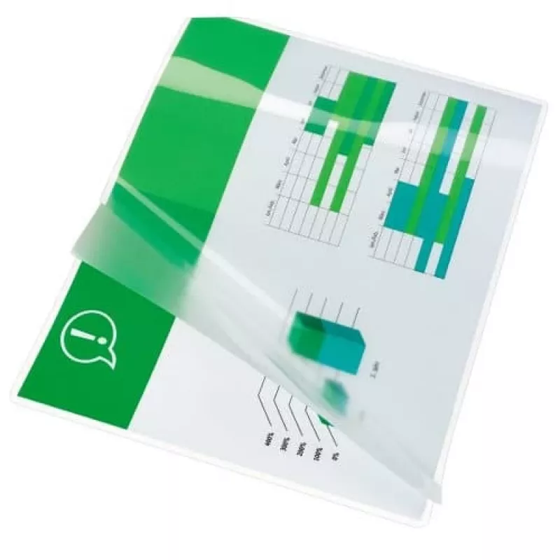 GBC Película de plastificação A4 80 mícron, brilhante, transparente, A4, 0,08 mm, 100 unidades