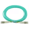 BlueOptics 050502K512000010M Cabo patch de fibra ótica LC-LC multimodo OM3 duplex, LC-UPC, 10 m, bege