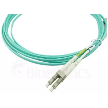 BlueOptics 050502K512000010M Cabo patch de fibra ótica LC-LC multimodo OM3 duplex, LC-UPC, 10 m, bege