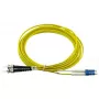BlueOptics SFP3133BU1MK cabo de fibra ótica InfiniBand 1 m LC ST amarelo