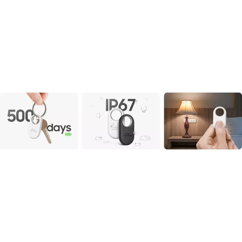 Localizador de artigos Bluetooth Samsung Galaxy SmartTag2 branco