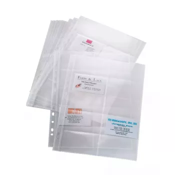 Capa para cartões de visita Sigel VZ351 10 bolsas