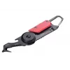 Porta-chaves mosquetão TROIKA KTL26-RD preto vermelho