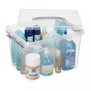 Caixa de armazenamento Sunware 78800609 retangular plástico transparente