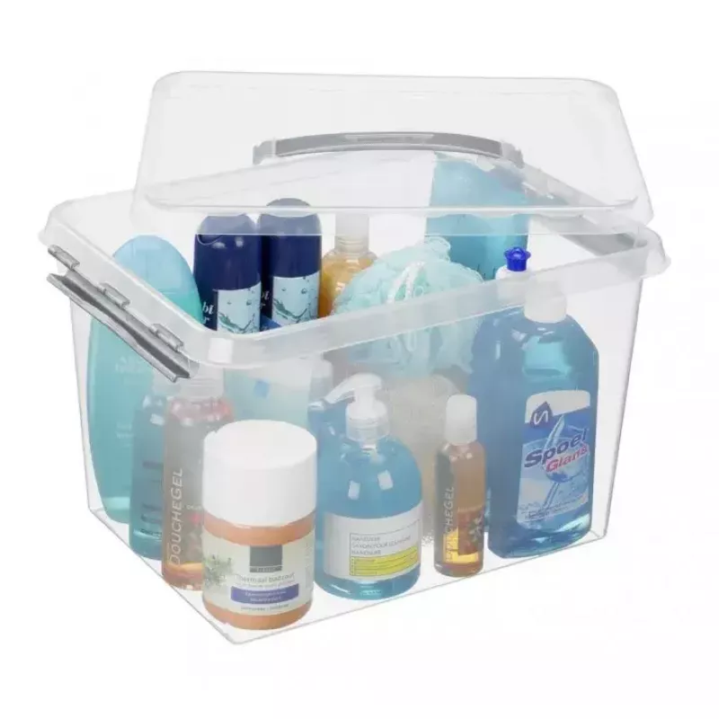 Caixa de armazenamento Sunware 78800609 retangular plástico transparente