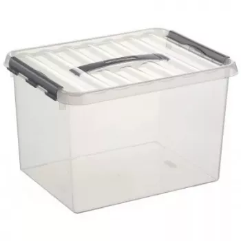 Caixa de armazenamento Sunware 78800609 retangular plástico transparente