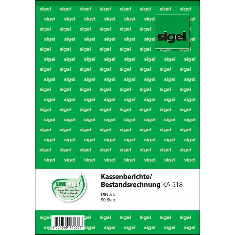 Formulário comercial Sigel KA518