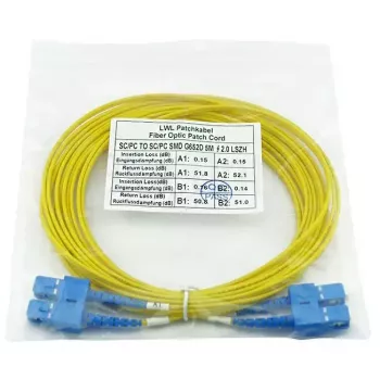 Cabo de fibra ótica InfiniBand BlueOptics SFP3232BU15MK 15 m SC