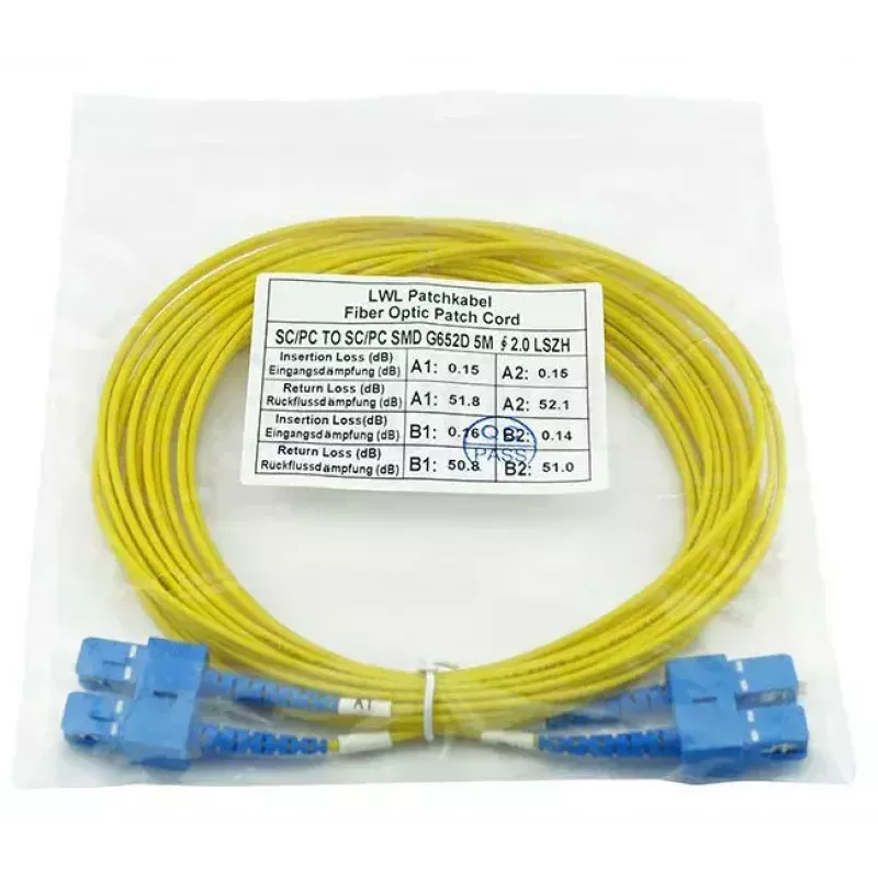 Cabo de fibra ótica InfiniBand BlueOptics SFP3232BU15MK 15 m SC