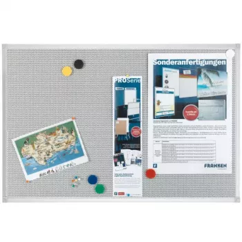 Quadro magnético Franken PM3602 900 x 600 mm cinzento-claro