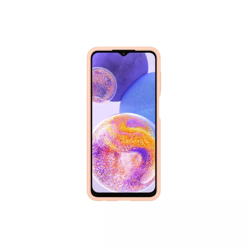 Capa com ranhura para cartão para Samsung Galaxy A23 Awesome Peach