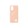 Capa com ranhura para cartão para Samsung Galaxy A23 Awesome Peach