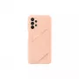 Capa com ranhura para cartão para Samsung Galaxy A23 Awesome Peach