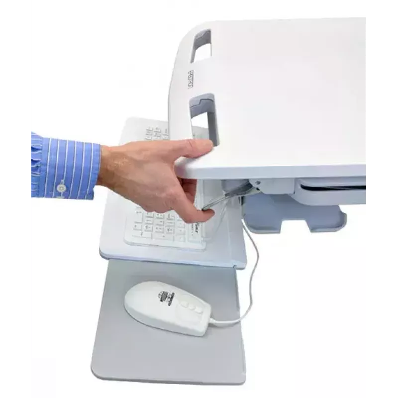 Carrinho multimédia Ergotron StyleView cinzento alumínio branco
