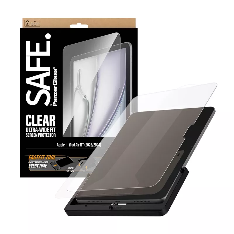 Película de proteção de ecrã PanzerGlass SAFE. by ® iPad Air 11