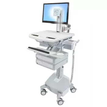 Carrinho multimédia Ergotron StyleView Alumínio Cinzento Branco
