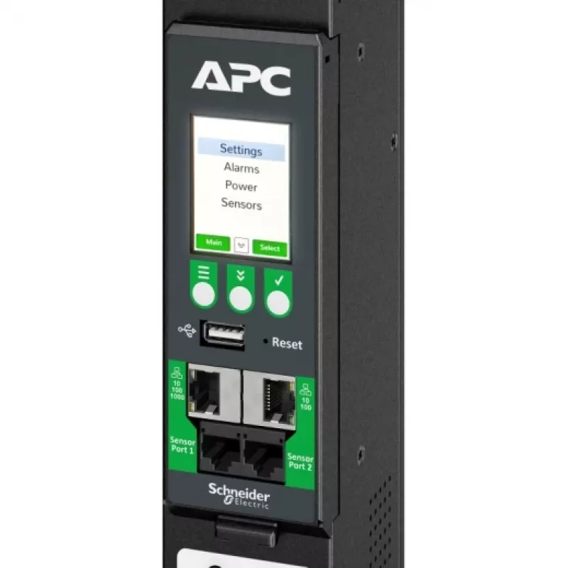 APC NetShelter Rack PDU Advanced, Metered Outlet, 3PH, 22.1kW 400V 32A ou 17.3kW 415V 30A, 48 Tomadas, IEC309