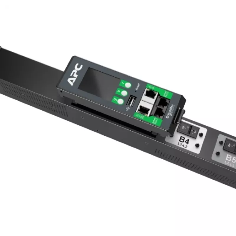 APC NetShelter Rack PDU Advanced, Metered Outlet, 3PH, 22.1kW 400V 32A ou 17.3kW 415V 30A, 48 Tomadas, IEC309