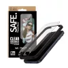 Proteção de ecrã PanzerGlass SAFE. para iPhone 17 Pro Max – película PET ultra-angular com moldura preta, EasyAligner, resistente a riscos e choques
