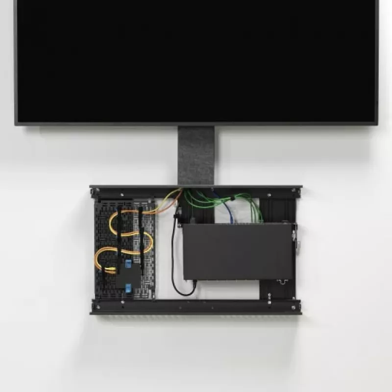 Chief Fusion Armário de armazenamento Capacidade máxima de peso 30 kg Tamanho mínimo de ecrã 127 cm Tamanho máximo de ecrã 2,18 m