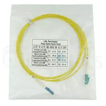 Cabo de fibra ótica InfiniBand BlueOptics SFP2121BU3MS 3 m LC amarelo
