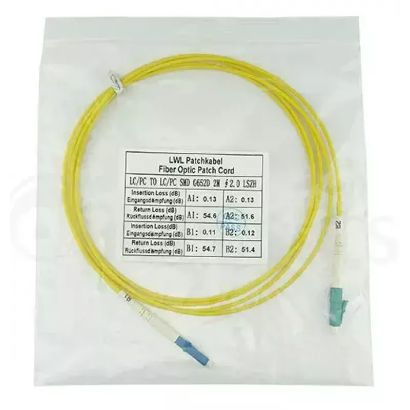 Cabo de fibra ótica InfiniBand BlueOptics SFP2121BU3MS 3 m LC amarelo