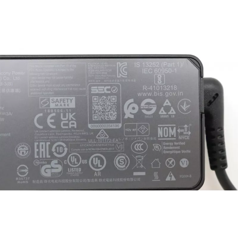 Fonte de alimentação Lenovo 5A11E21011 para interiores 45 W preto